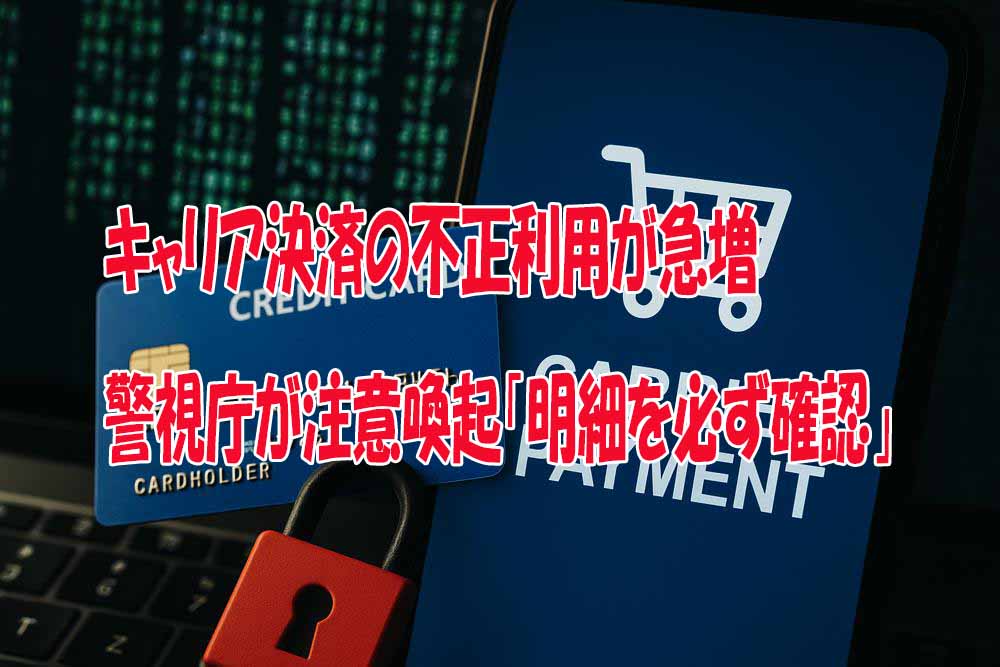 キャリア決済の悪用
