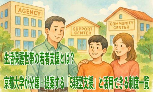 生活保護世帯の若者支援とは？　京都大学が分類・提案する「5類型支援」と活用できる制度一覧
