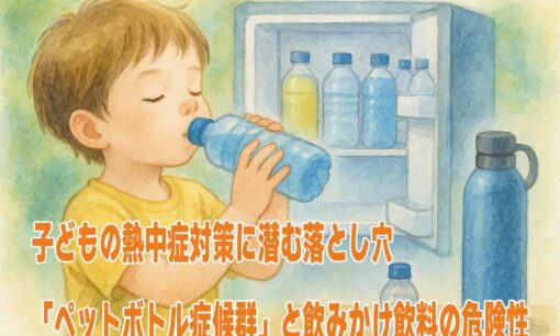 子どもの熱中症対策に潜む落とし穴　「ペットボトル症候群」と飲みかけ飲料の危険性