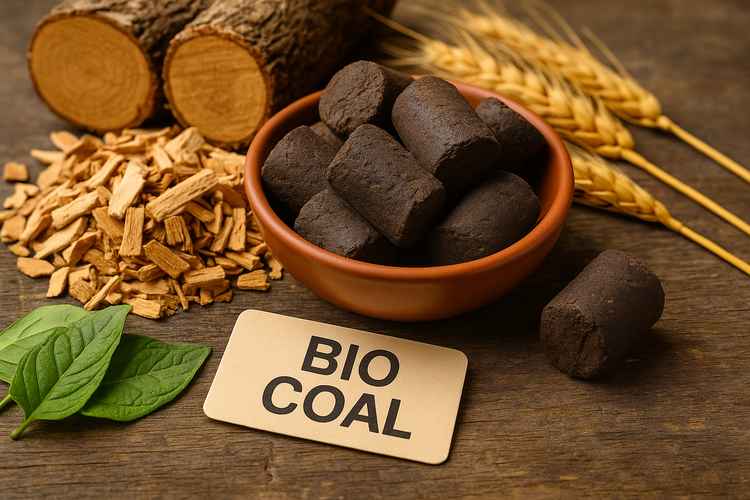 バイオコークス、岸産業