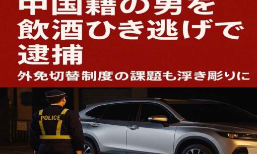 三郷市小学生ひき逃げ事件で浮上 外免切替制度の危うさ 飲酒運転で中国籍の鄧洪鵬、王洪利を逮捕