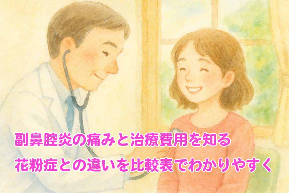 副鼻腔炎と花粉症の違い