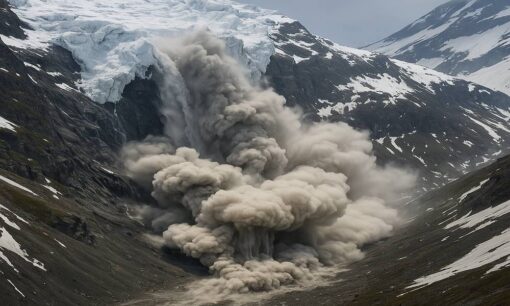スイスで氷河崩壊、ふもとのブラッテン村が消滅　地球温暖化が原因か