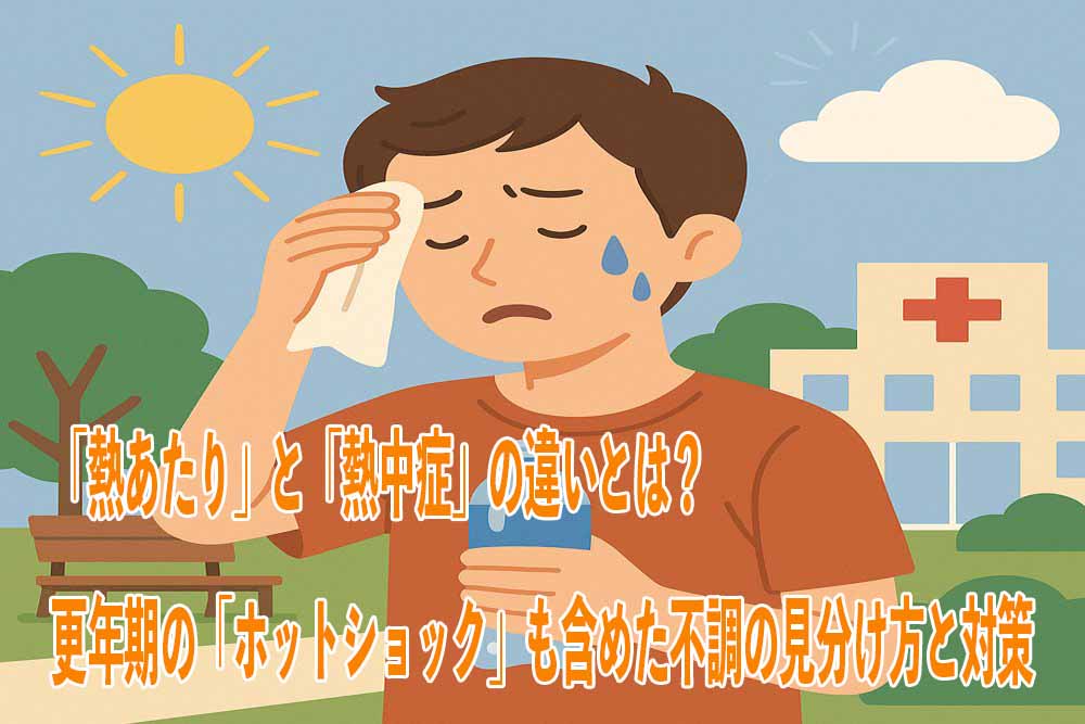 熱あたりとは？熱中症との違い