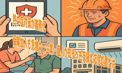 熱中症対策が義務化　保険加入も急増中　企業・個人が知るべき支援と応急処置とは