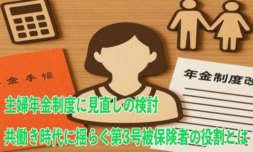 主婦年金制度に見直しの検討　共働き時代に揺らぐ第3号被保険者の役割とは