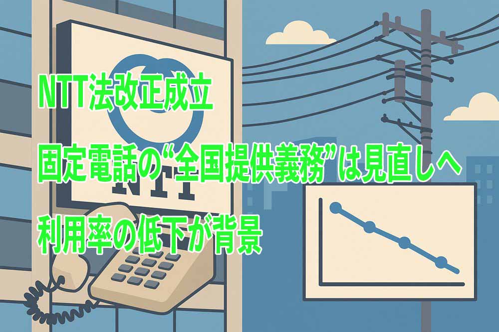 固定電話義務化の見直し