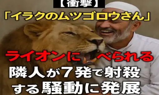 イラクのムツゴロウさん、ライオンに“愛されすぎて”食べられる　隣人が7発で射殺する騒動に発展