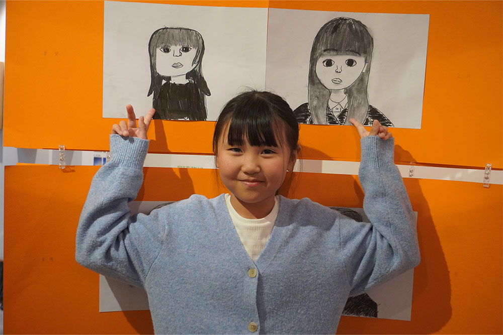 マテックス　自画像イベント　鷺茉莉ちゃん