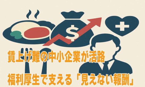 賃上げ難の中小企業が活路　福利厚生で支える「見えない報酬」