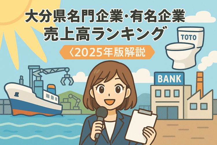 大分県名門企業・有名企業一覧　売上ランキング〈2025年版解説