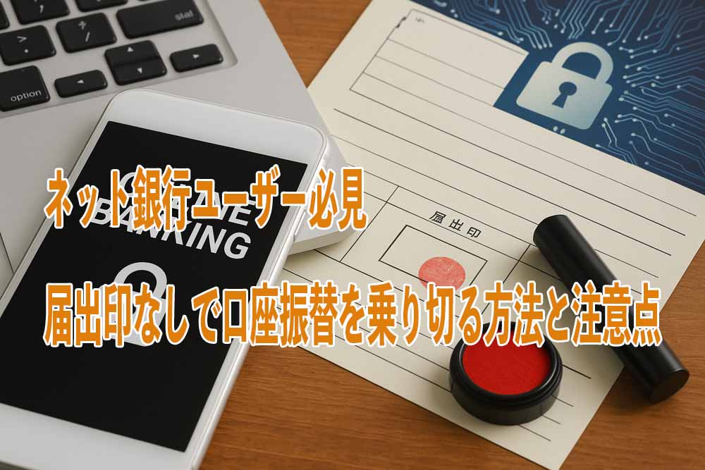 ネット銀行の届出印