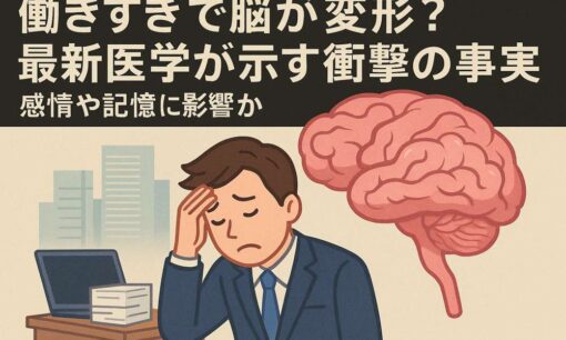 働きすぎで脳が変形？最新医学が示す衝撃の事実　過労で感情や記憶に影響が
