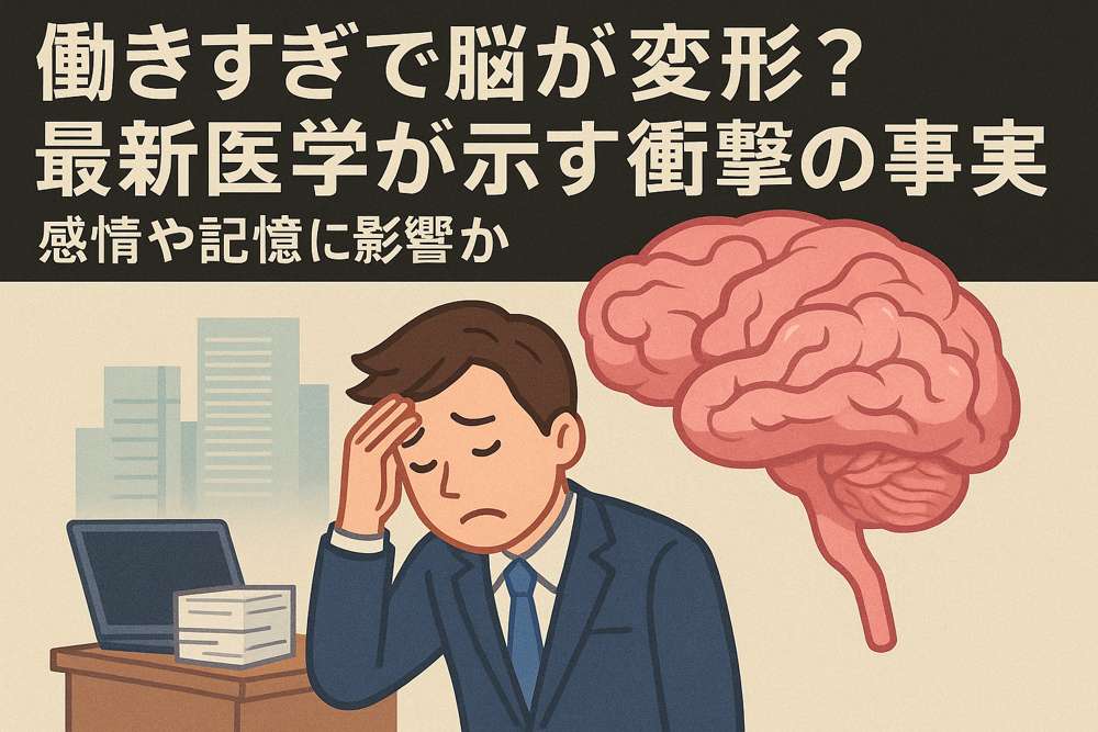働きすぎで脳が変形？最新医学が示す衝撃の事実