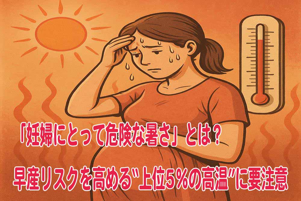 妊婦に危険な暑さ