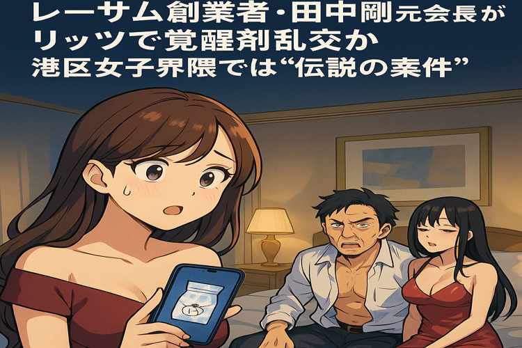 レーサム創業者、田中の逮捕劇