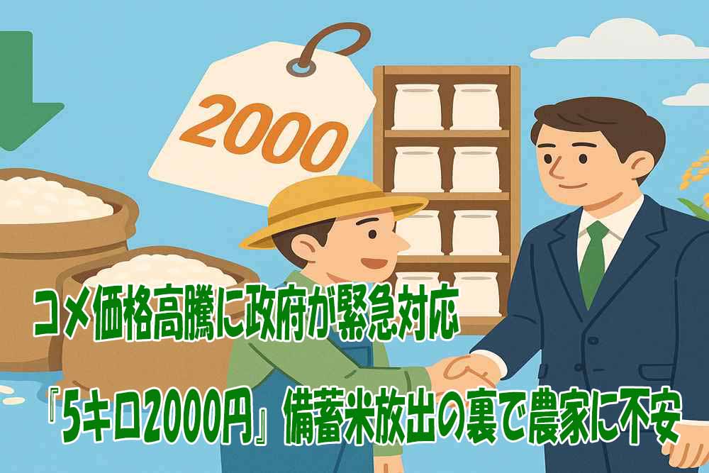米価格高騰に政府が対応