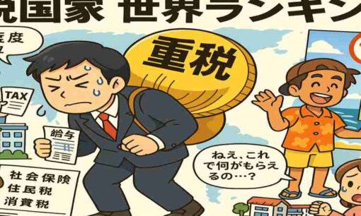 税金が高い国・世界ランキング【2025年最新版】 重税国家の実態と「住民の満足度」まで徹底比較