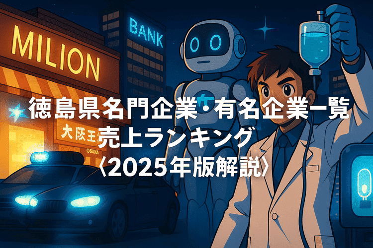 徳島県名門企業・有名企業一覧 売上ランキング 〈2025年版解説〉