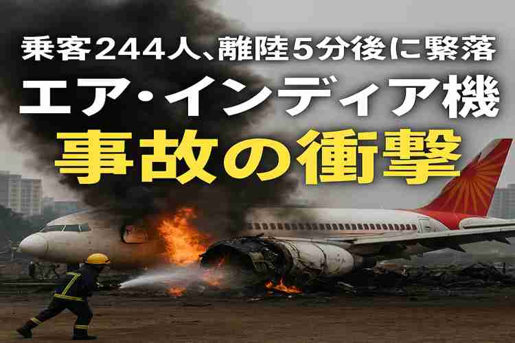 飛行機事故・エアインディア機事故の衝撃