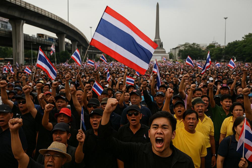 タイ　暴動　イメージ
