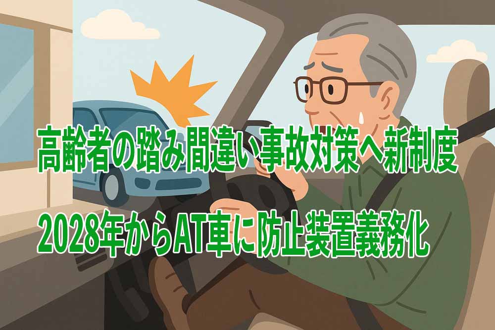 AT車に防止装置義務化