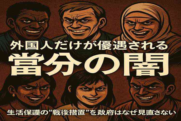 外国人優遇の生活保護の実態