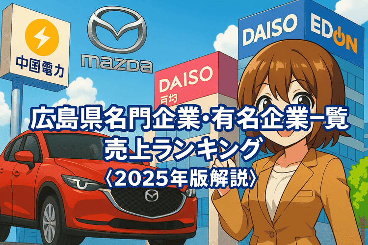 広島県名門企業・有名企業一覧　売上ランキング〈2025年版解説〉