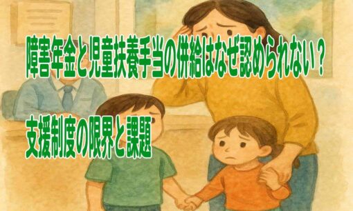 障害年金と児童扶養手当の併給はなぜ認められない？支援制度の限界と課題