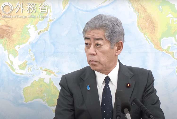 岩屋外相記者会見