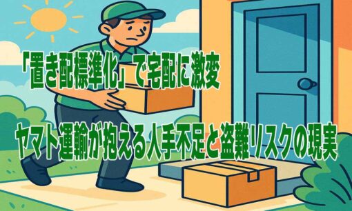 「置き配標準化」で宅配に激変　ヤマト運輸が抱える人手不足と盗難リスクの現実