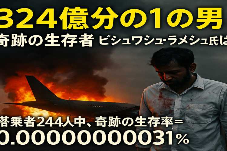 インド飛行機事故の生存確率