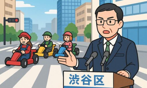 渋谷区が公道カート規制強化　騒音苦情受け全国初の届け出義務化へ