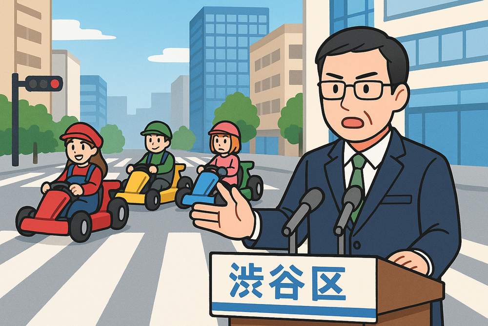 渋谷区　公道カート規制