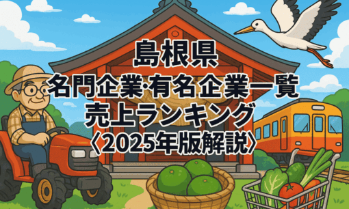 島根県名門企業・有名企業一覧　売上ランキング〈2025年版解説〉