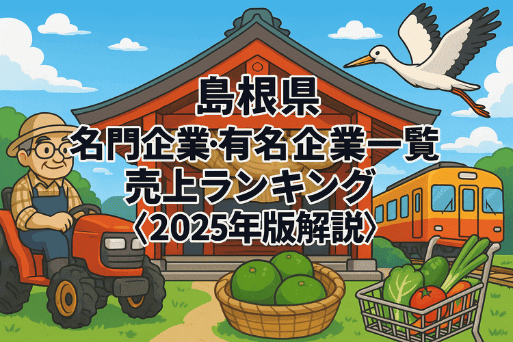 島根県名門企業・有名企業一覧　売上ランキング〈2025年版解説〉