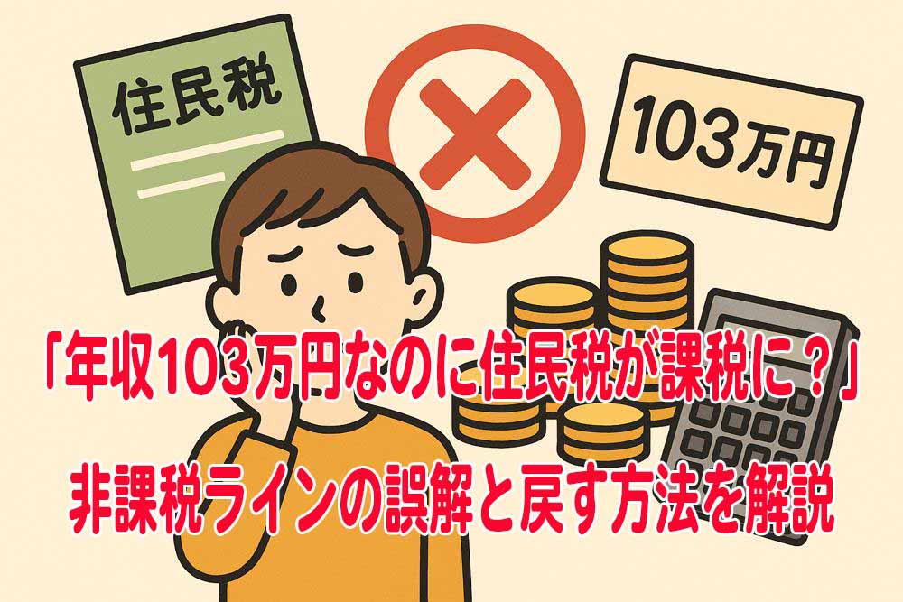 年収１０３万以下でも課税？