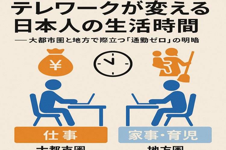 テレワークが変える日本人の生活時間