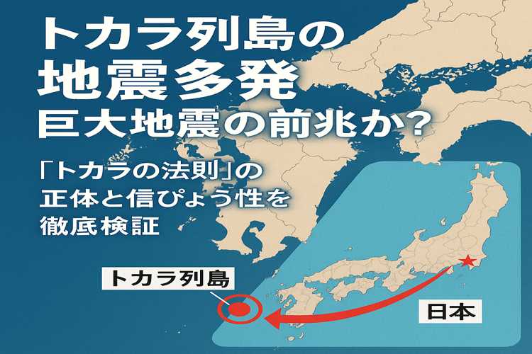トカラ列島の地震多発