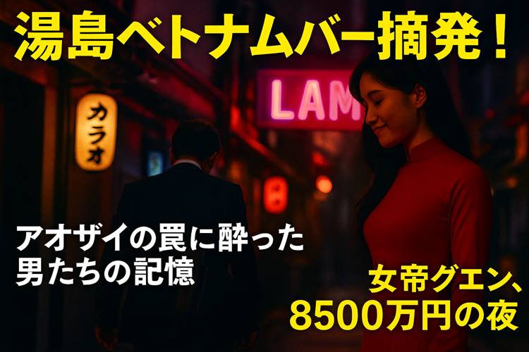 湯島ベトナムガールズバー摘発