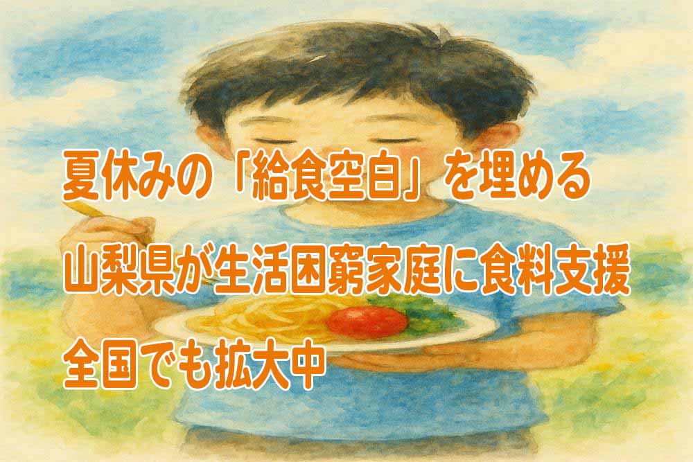 夏休みの食料支援