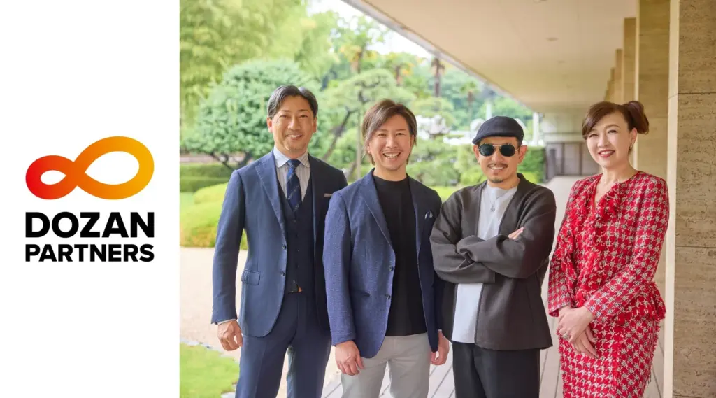 株式会社DOZAN PARTNERSのロゴ及び共同創業者