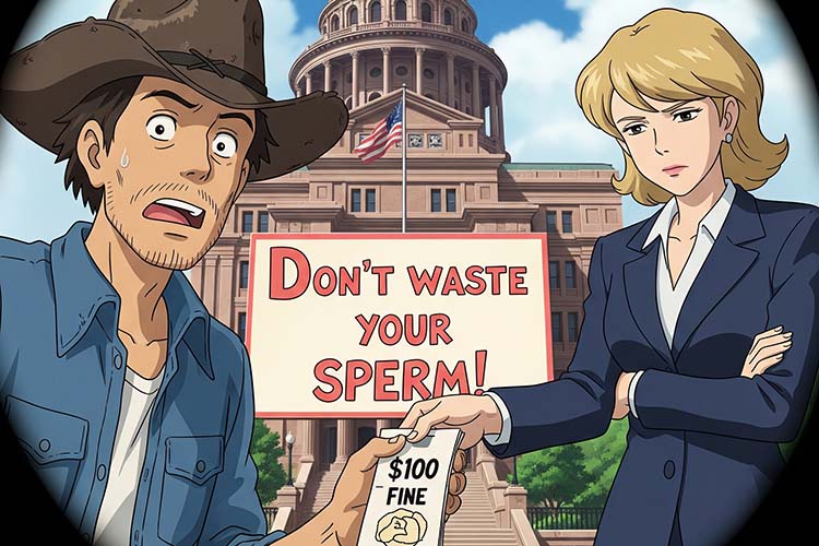 自慰行為禁止法案がテキサス州で提出