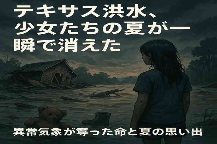アメリカテキサスの大洪水