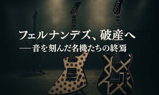 フェルナンデスが破産　hideや布袋寅泰が愛用した国産ギターブランドに幕