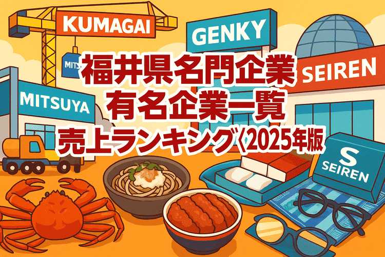 福井県名門企業・有名企業一覧 売上ランキング〈2025年版解説〉