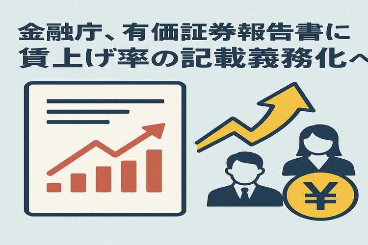 金融庁、賃上げ率を有報で