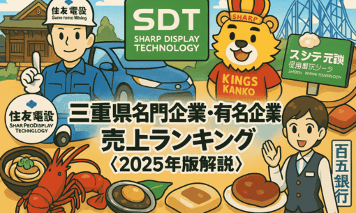 三重県名門企業・有名企業一覧 売上ランキング〈2025年版解説〉