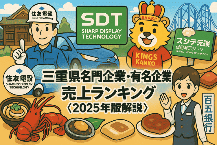 三重県名門企業・有名企業一覧 売上ランキング〈2025年版解説〉