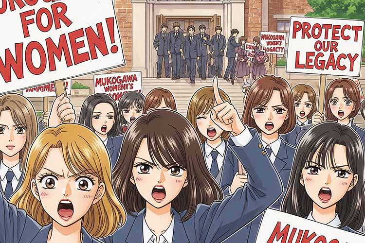 武庫川女子大の署名運動